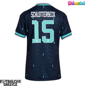 Německo Nico Schlotterbeck #15 Dámské Venkovní Dres MS 2026 Krátký Rukáv